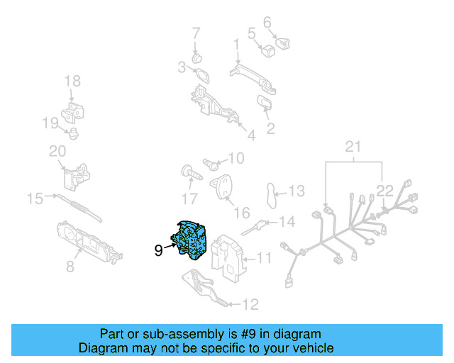 Lock Assembly 3D1-837-015-AF - View 7
