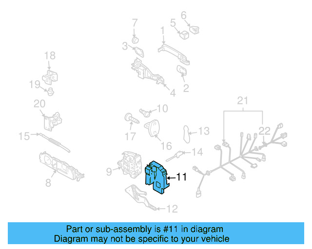 Lock Cover 7L0-839-090-C - View 3
