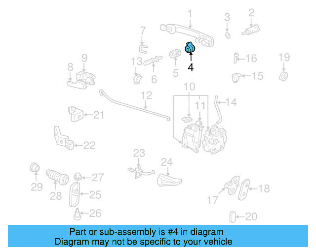 Lock Carrier 1H0-837-237-D - View 4