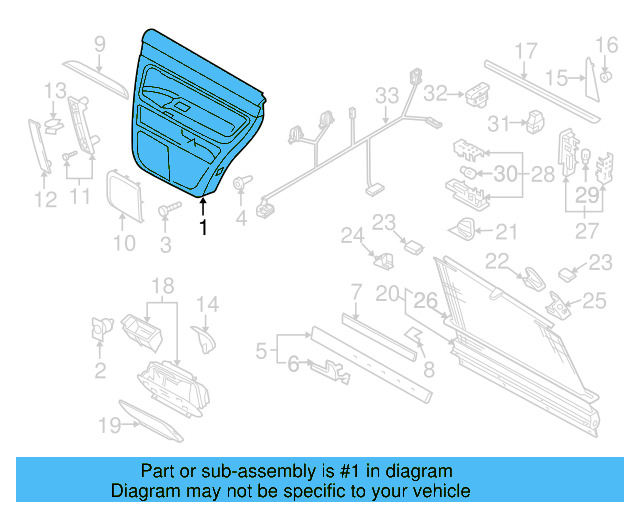 Door Trim Panel 7L6867212CQWXA - View 3
