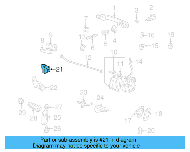 Hinge 1H0-831-403 - View 3