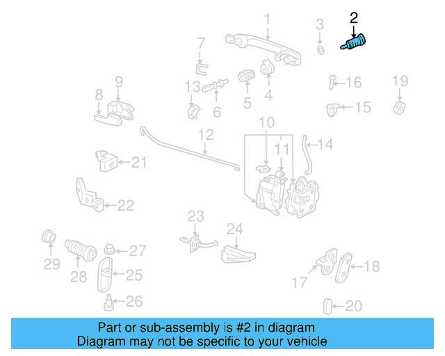 Lock Cylinder 1H0837217DA - View 3