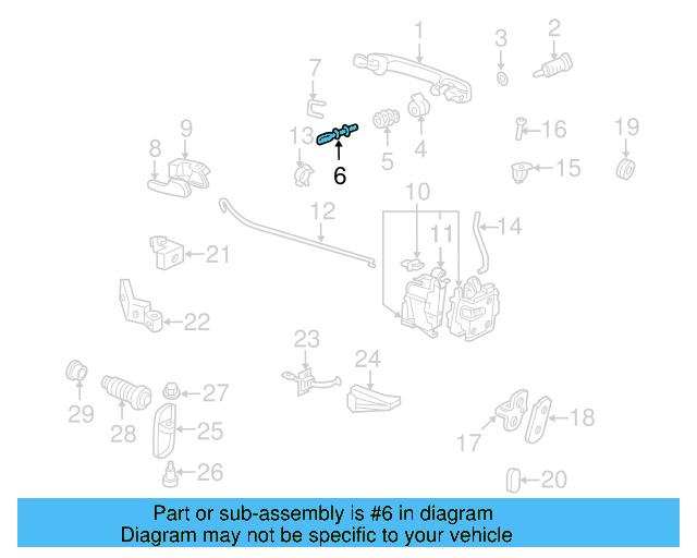 Lock Carrier Connector 1H0-837-223-B - View 3