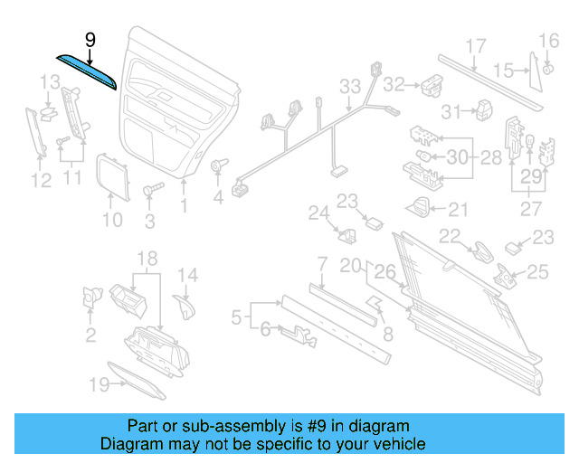 Door Panel Insert 7L6-868-133-5J6 - View 5