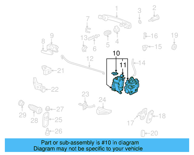 Latch Assembly 1HM-837-016-R - View 4