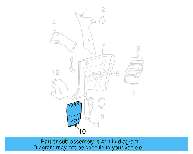 Sound Absorber 1C0-863-517-C - View 4