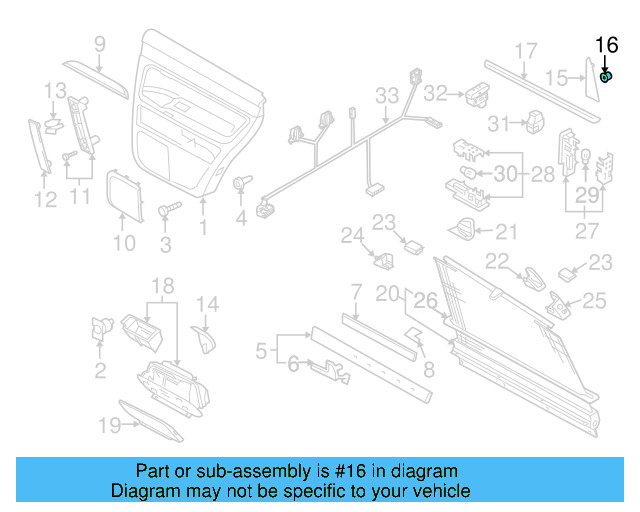 Corner Cover Grommet 7L6-867-837 - View 4
