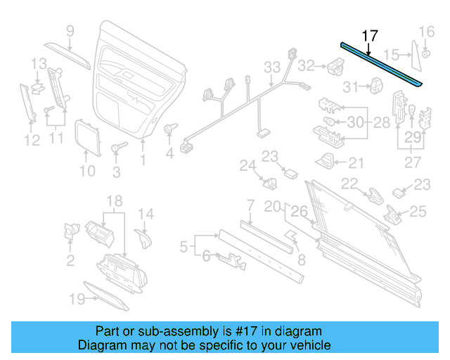 Door Trim Panel Nut N-105-168-01 - View 52