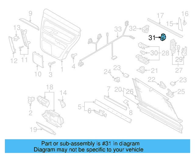 Window Switch 7L6-959-855-C-REH - View 12