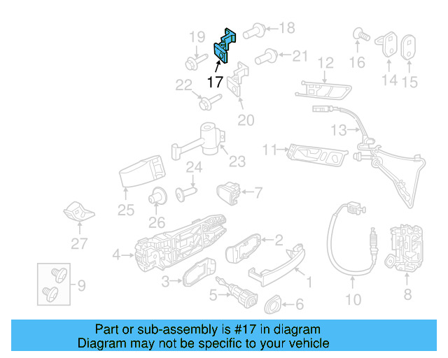 Upper Hinge 1K0-831-402-N - View 6