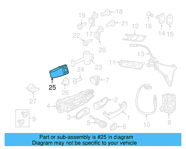 Door Check Cover 5N0-837-267 - View 6