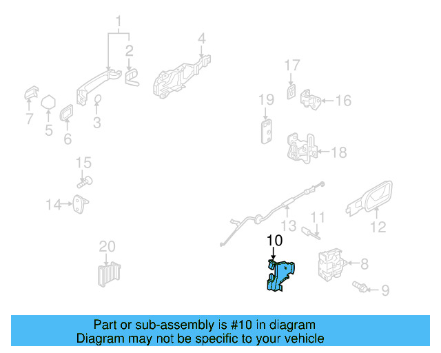 Lock Cover 5K0-837-349-B - View 8