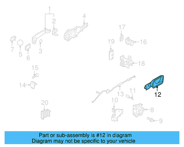 Lock Cover 5K0-837-349-B - View 7