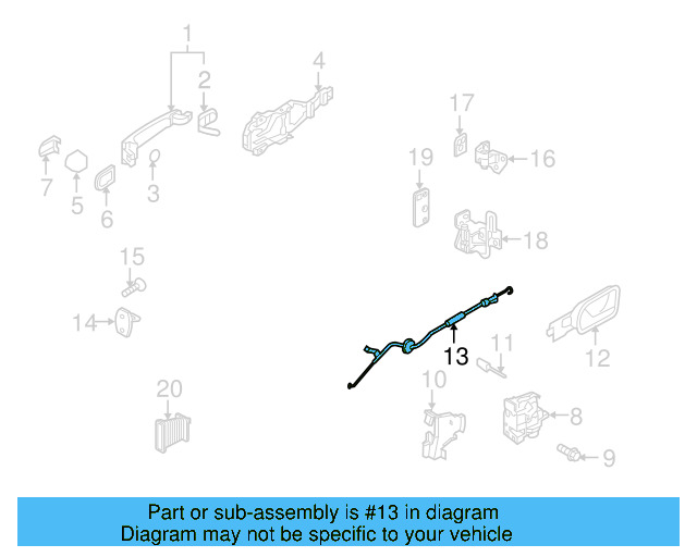 Cable 3B9-839-059-A - View 14