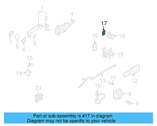 Striker Screw N-907-985-05