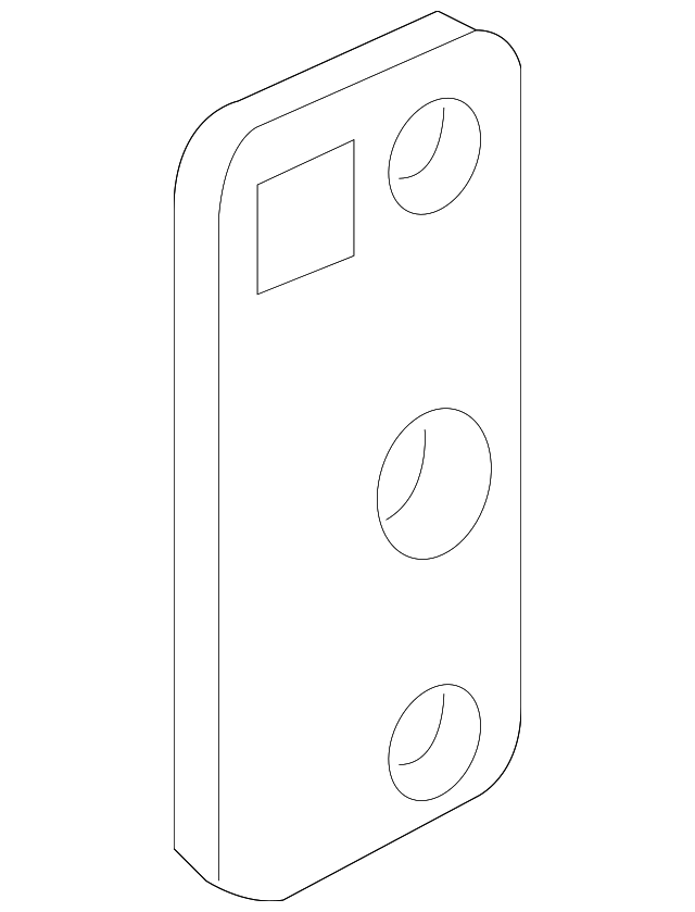 Upper Hinge Backing Plate 1K0-831-282-B - View 7