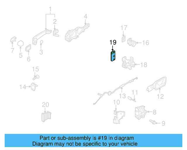 Upper Hinge Backing Plate 1K0-831-282-B - View 4