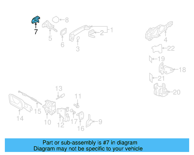 Exterior Door Handle Cover (Unpainted) 1k5837879gru - View 8