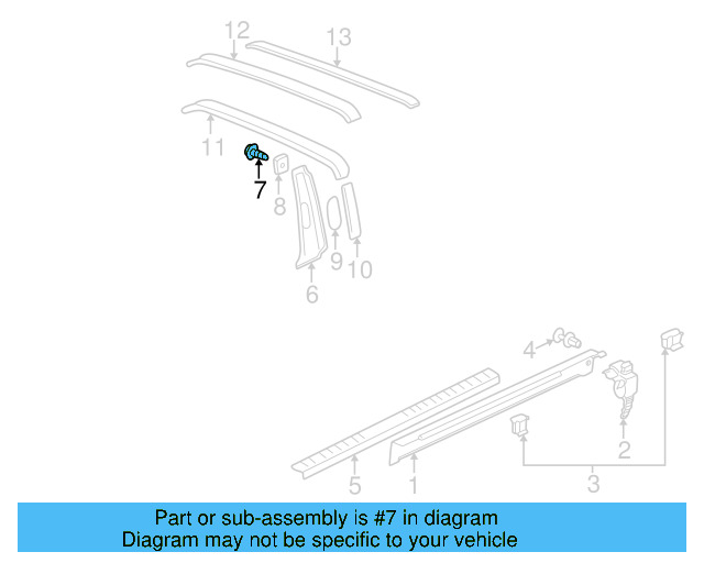 Door Trim Panel Screw N-901-575-02 - View 16
