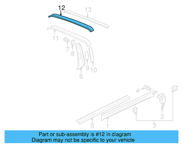 Roll Bar 1E0-867-295-B41 - View 4