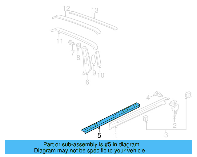 Protect Strip 1E0-853-806-01C - View 3