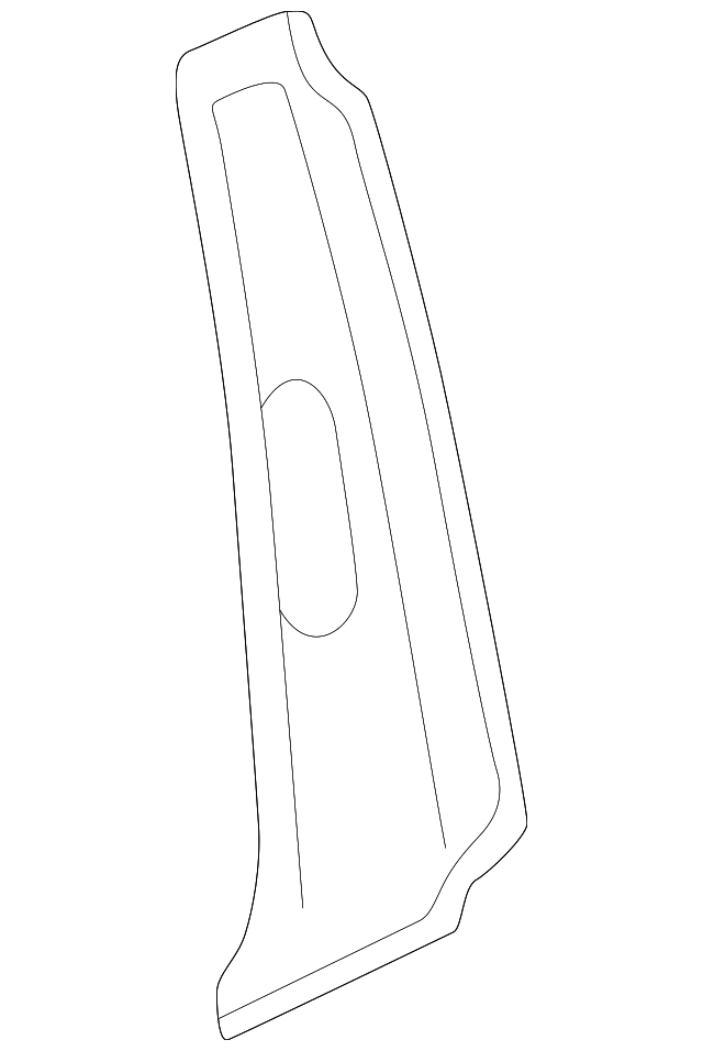 Center Pillar Trim 1E0-867-244-A-B41