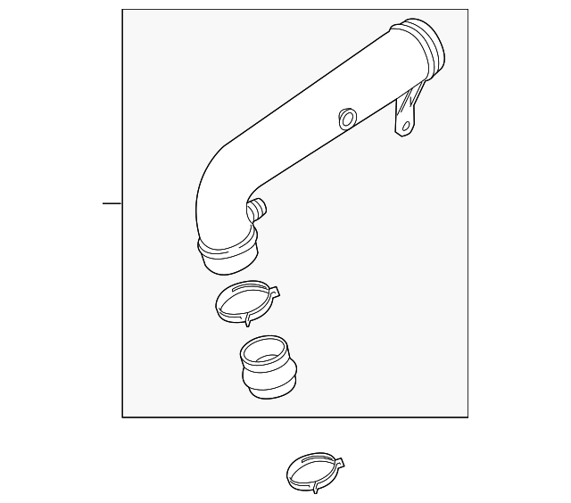 Engine Air Intake Hose 1K0-129-627-C - View 112