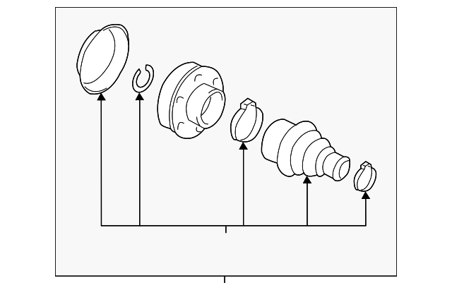 Inner Joint Assembly 1K0-498-103-AX - View 14