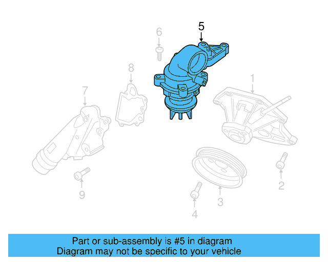 Thermostat Unit 06E-121-111-AL - View 3