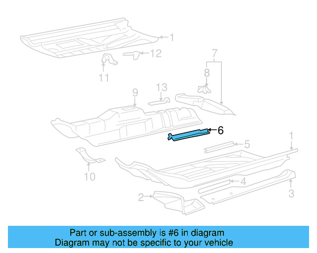Seat Track 1H0-803-257-A - View 3