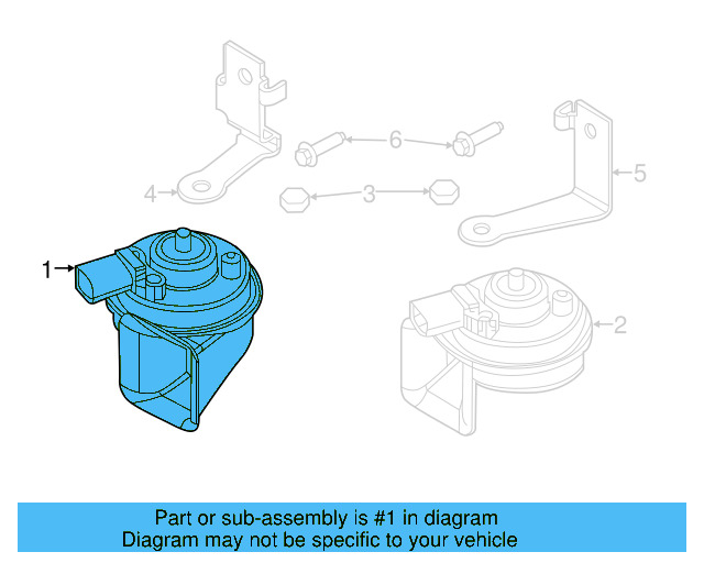 Low Note Horn 3B0-951-221-D - View 13