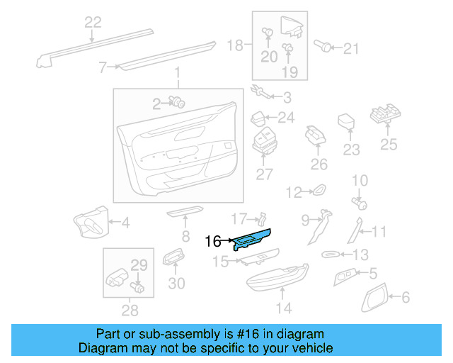 Switch Housing 3C8-857-857-D-1QB - View 6