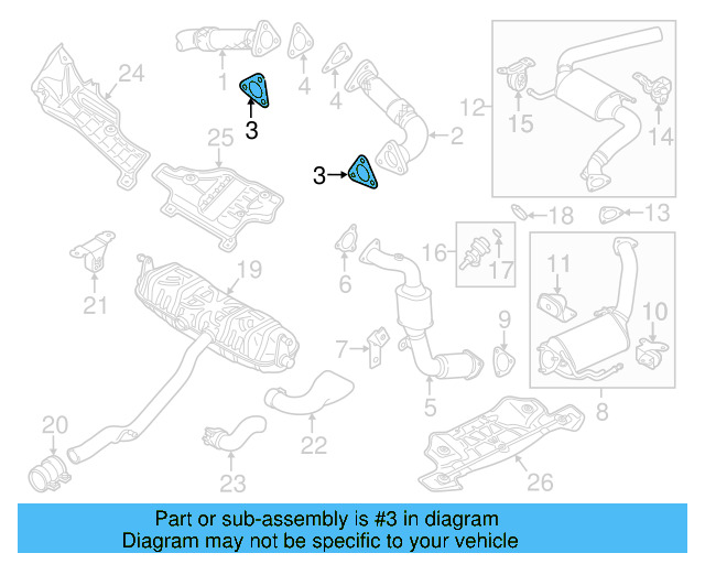 Converter & Pipe Gasket 4D0-253-115-A - View 20