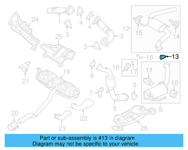 Exhaust Pipe Connector Gasket 059-253-115 - View 10