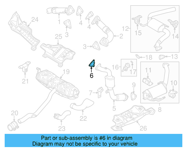 Converter & Pipe Gasket 4D0-253-115-A - View 21