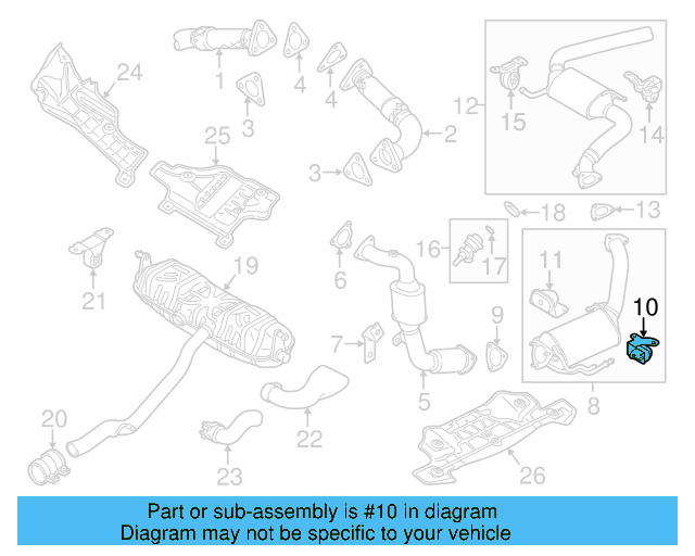 Front Muffler Front Bracket 7L6-253-144-A - View 7