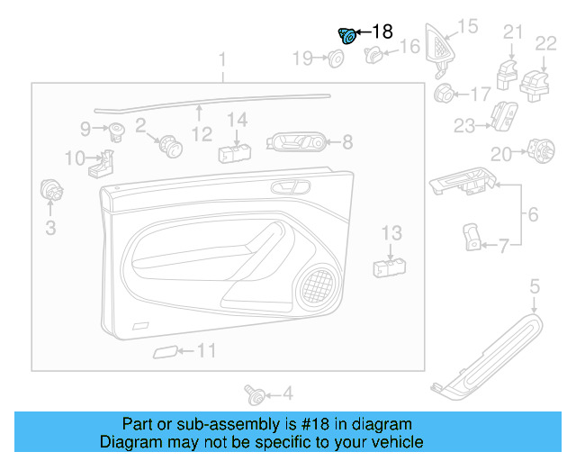 Corner Cover Bolt N-909-059-03