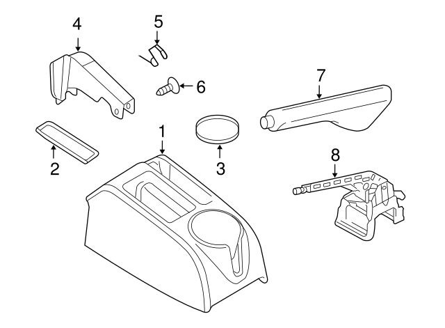 Console Mat 1K0-863-330-A-9B9 - View 14