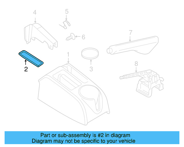 Console Mat 1K0-863-330-A-9B9 - View 7