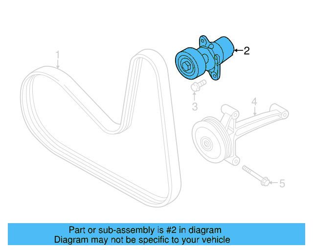 Accessory Drive Belt Tensioner Assembly 06L-903-133-F - View 19