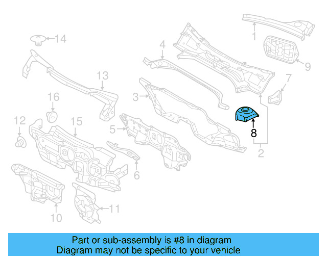 Strut Tower 5C5-809-120 - View 9