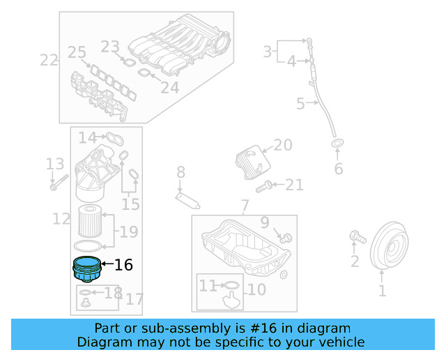 Filter Cover 03H-115-433 - View 6