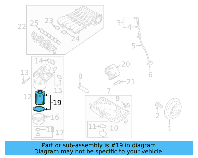 Oil Filter 03H-115-562 - View 9