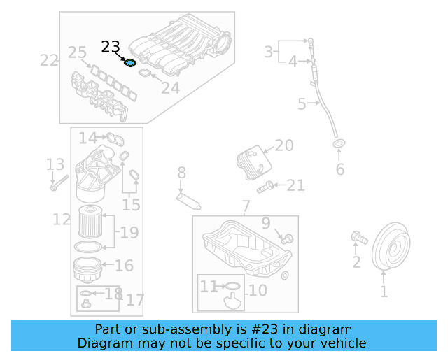 Manifold Gasket 03H-133-237-D - View 4