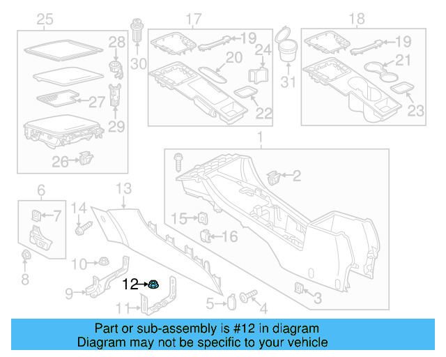 Quarter Panel Splash Shield Nut N-907-579-01 - View 90