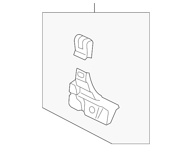 Side Trim Retainer Bracket 5C7-863-144-A - View 10