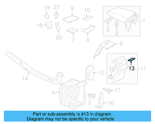 Side Cover Clip 1K0-867-388-A - View 156