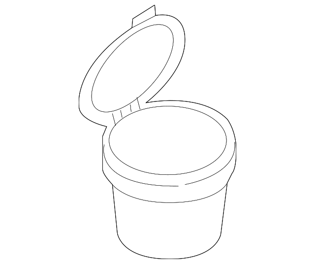 Ashtray Assembly 561-857-961-82V - View 4