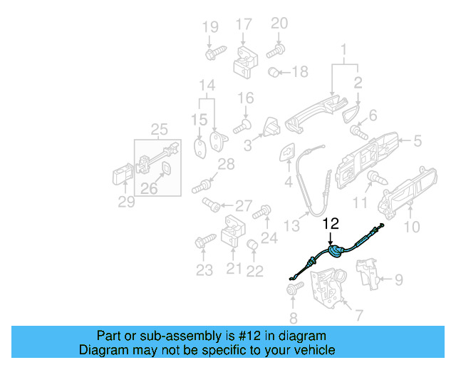 Handle, Inside Screw N-909-187-02 - View 13