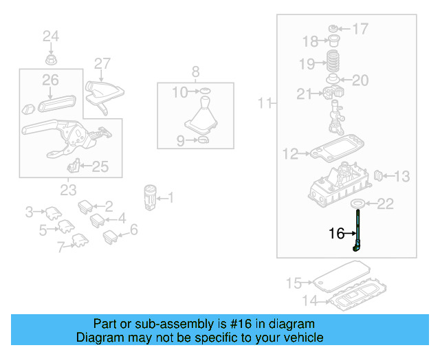 Lever Assembly 1K0-711-112-B - View 24
